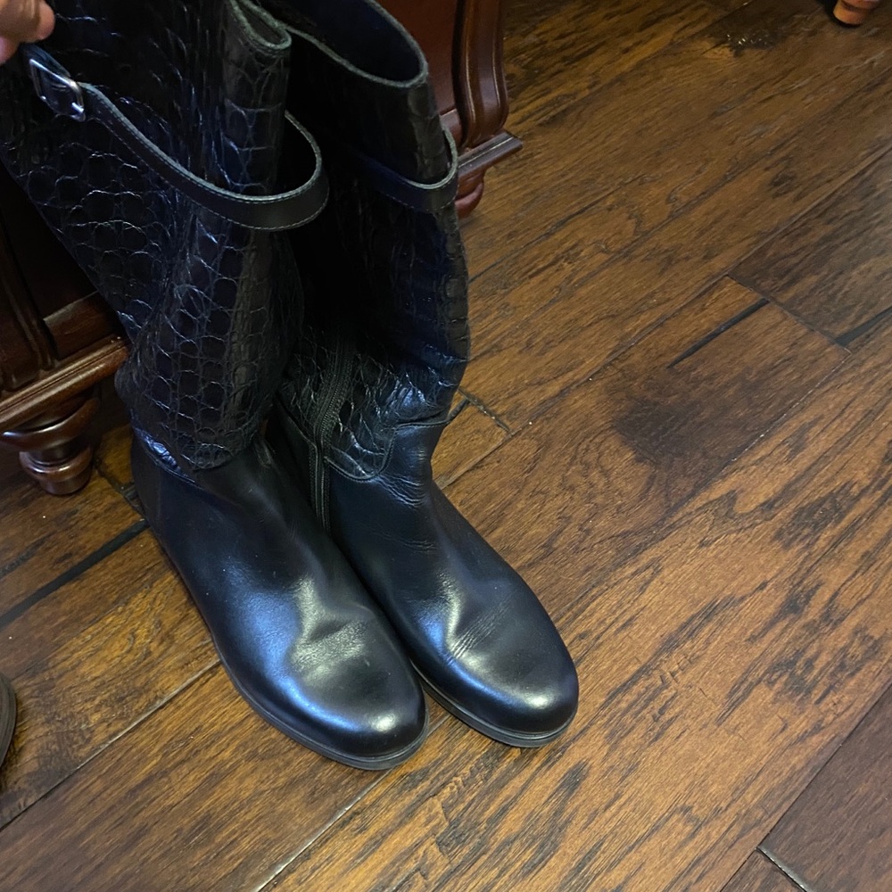 Black Clark’s Heeled Boots